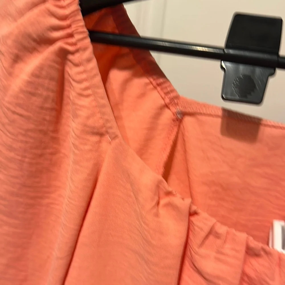 Altar'd State Orange Bustier Tie Front Crop Top size XS - Picture 5 of 8